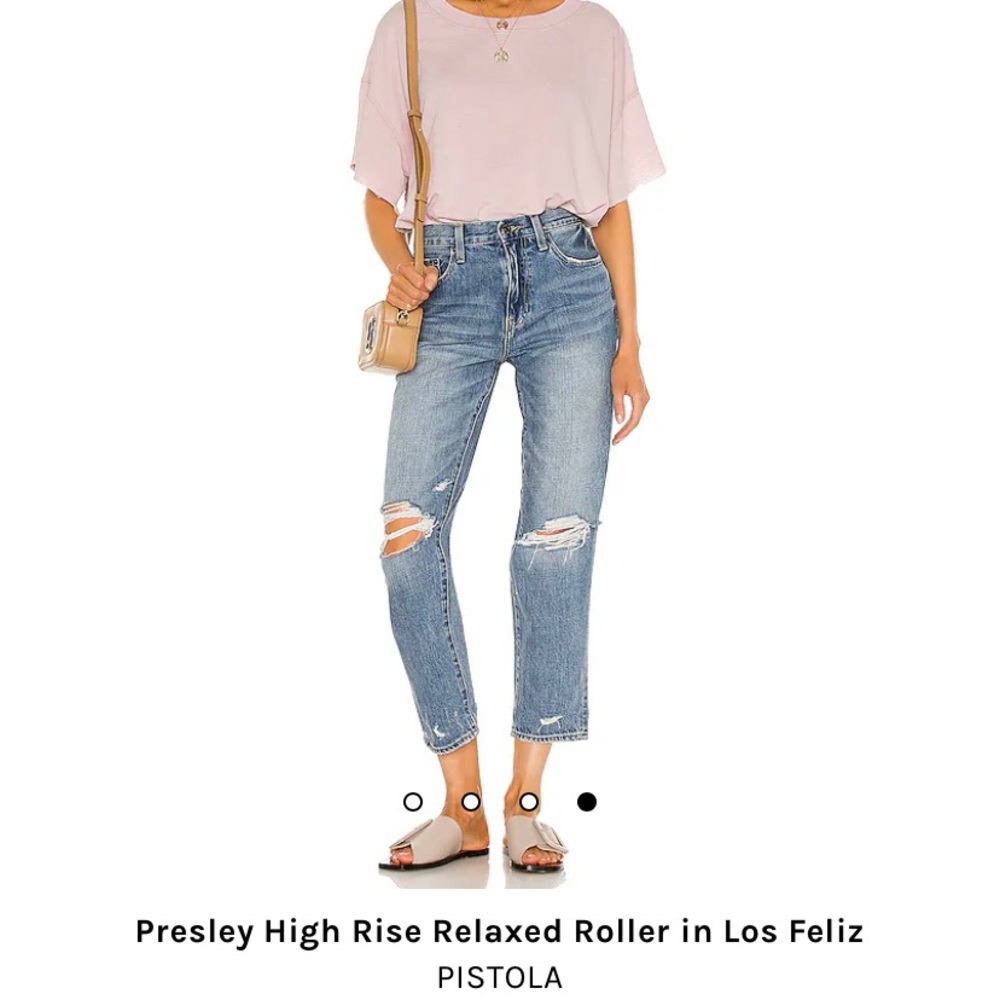 Pistola Presley high rise jean